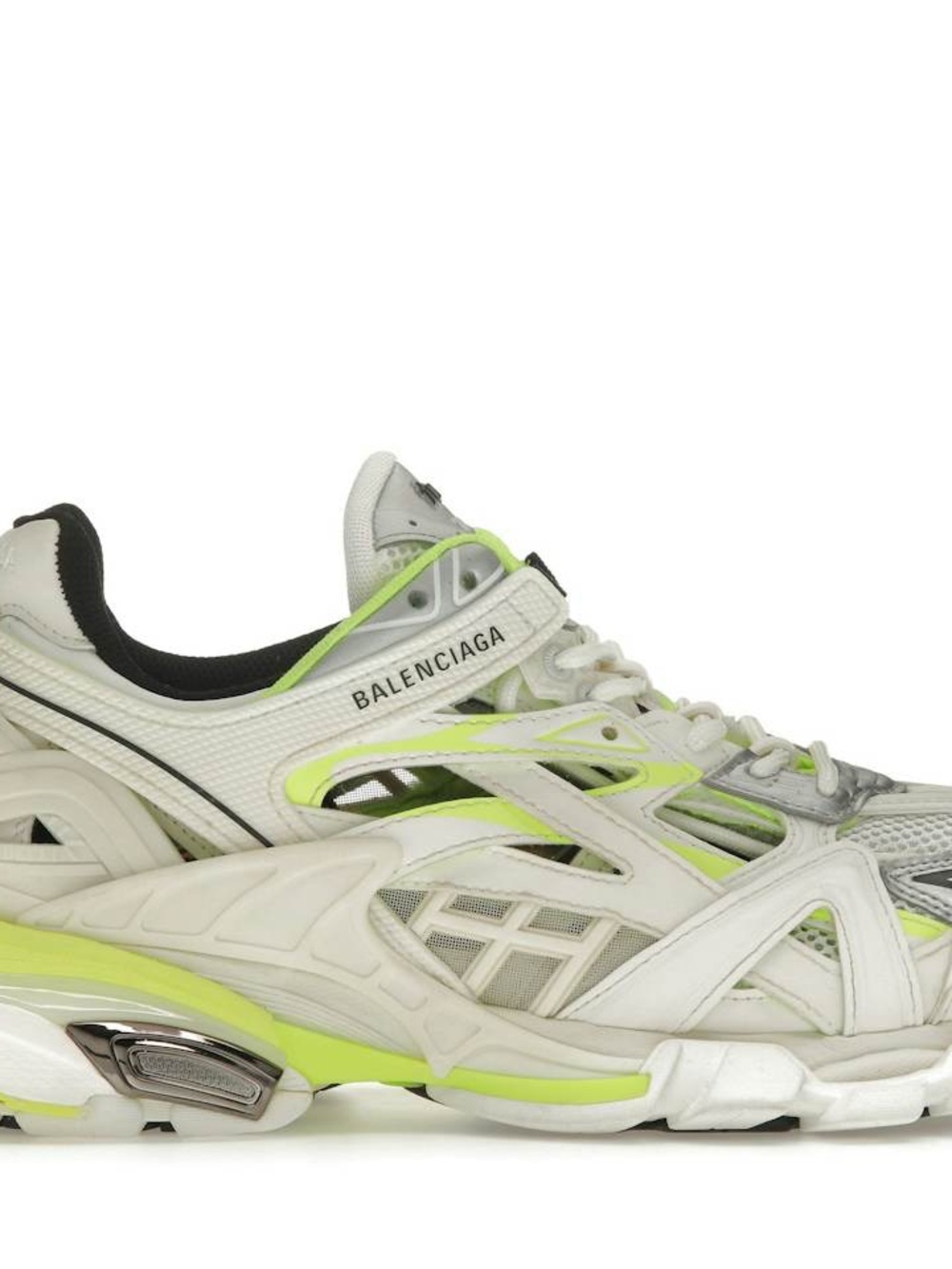 Balenciaga Track.2 White Fluo Yellow Sneakers EU 36